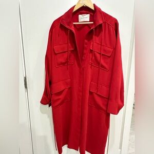 Babaton Vibrant Red Utility dress